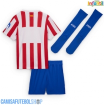 Camisa de time de futebol Atletico Madrid Replicas 1º Equipamento Infantil 2025-26 Manga Curta (+ Calças curtas)